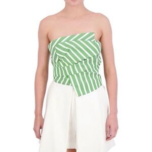BCBGMaxAzria Women’s Strapless Drape Top